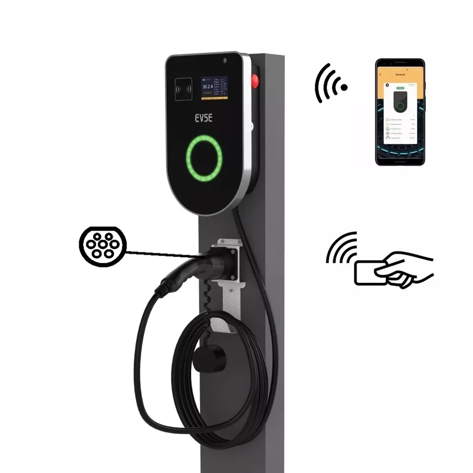 22Kw Wallbox Type 2 Ocpp Rfid - 전기차 충전기 OCPP 타입 2 충전