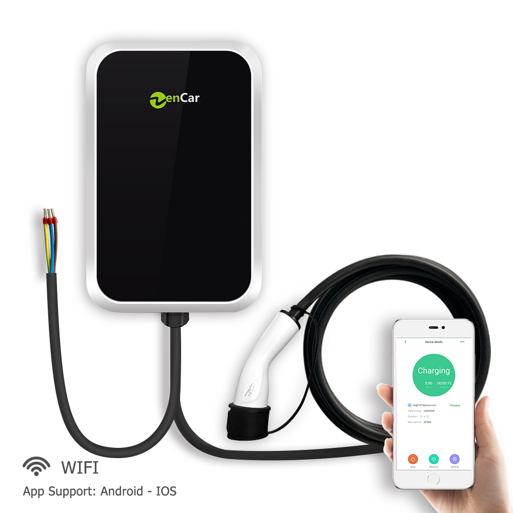 7kW 11kW AC 전기차 충전소 타입 2 스마트 월 - 22Kw Wallbox Type 2 Ocpp Rfid 리뷰 및 가격