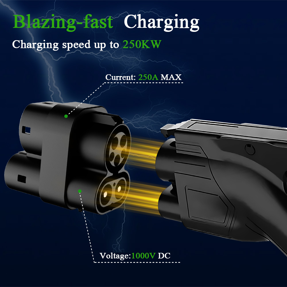 콜랑키 CCS1-CCS2 EV DC 1000V 250A - Ccs2 To Ccs1 Fast Charge Adapter 250Kw 리뷰 및 가격