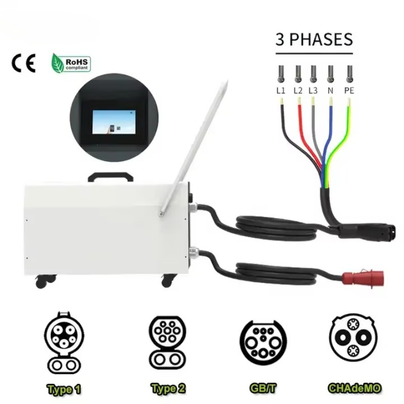20KW-40KW 휴대용 충전기 상업용 GB/T CCS - Portable Dc Fast Charger 20Kw Ccs2 리뷰 및 가격