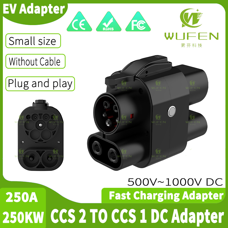WUFEN CCS2 to CCS1 250A 어댑터, C - Ccs2 To Ccs1 Fast Charge Adapter 250Kw 리뷰 및 가격