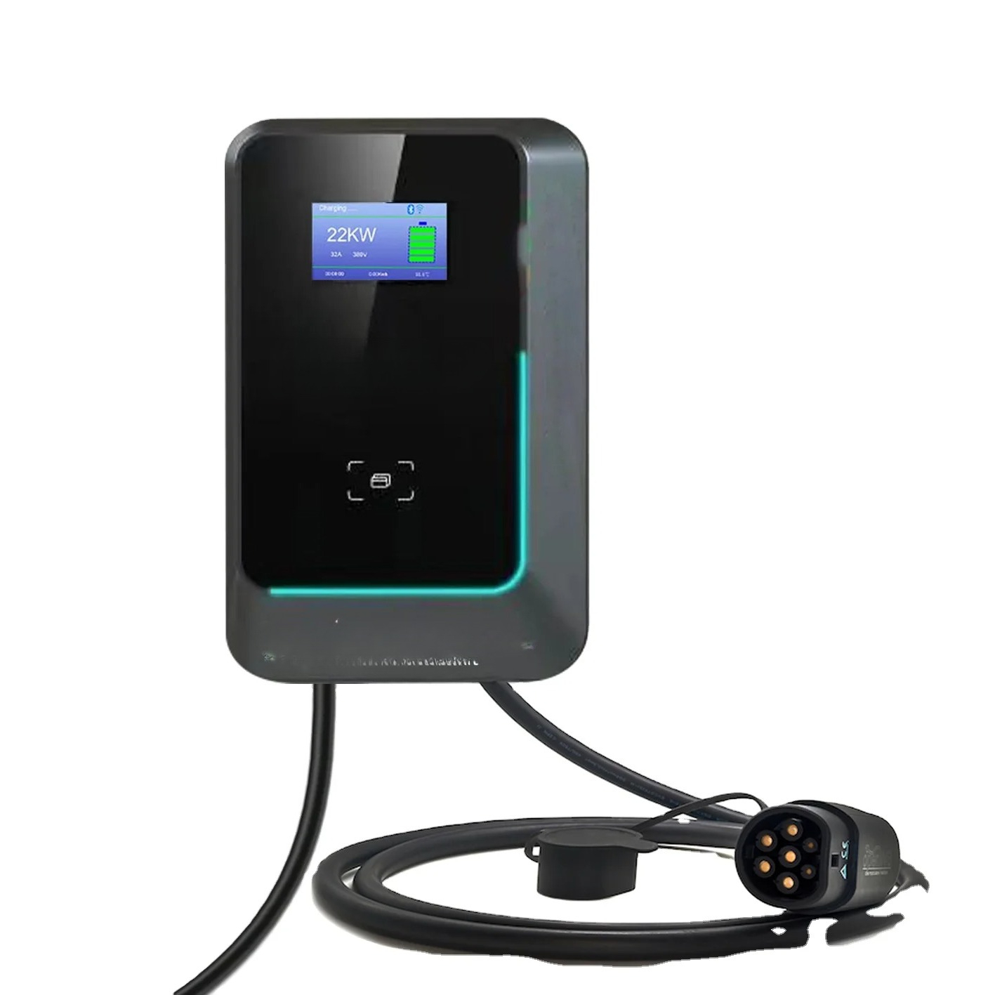 2025년 핫세일 7kw/11kw/22kw AC 전기차 - 22Kw Wallbox Type 2 Ocpp Rfid 리뷰 및 가격