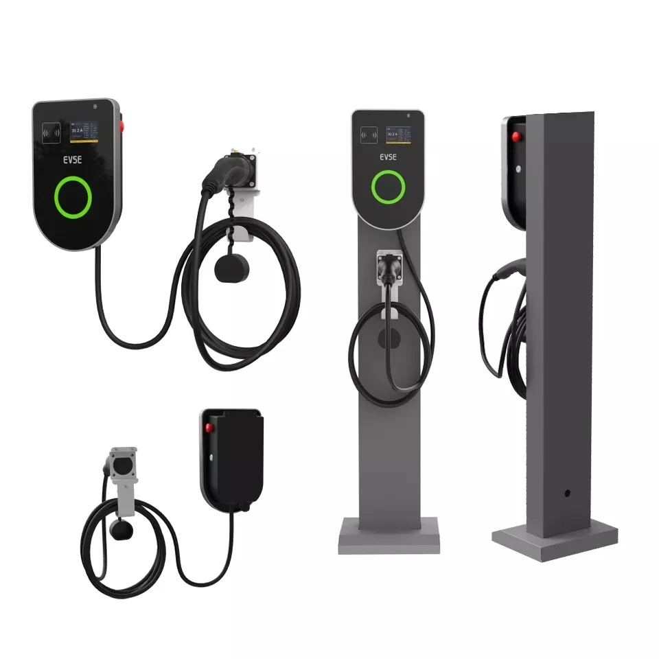 전기차 충전기 OCPP 타입 2 충전 케이블 11kw  - 22Kw Wallbox Type 2 Ocpp Rfid 리뷰 및 가격