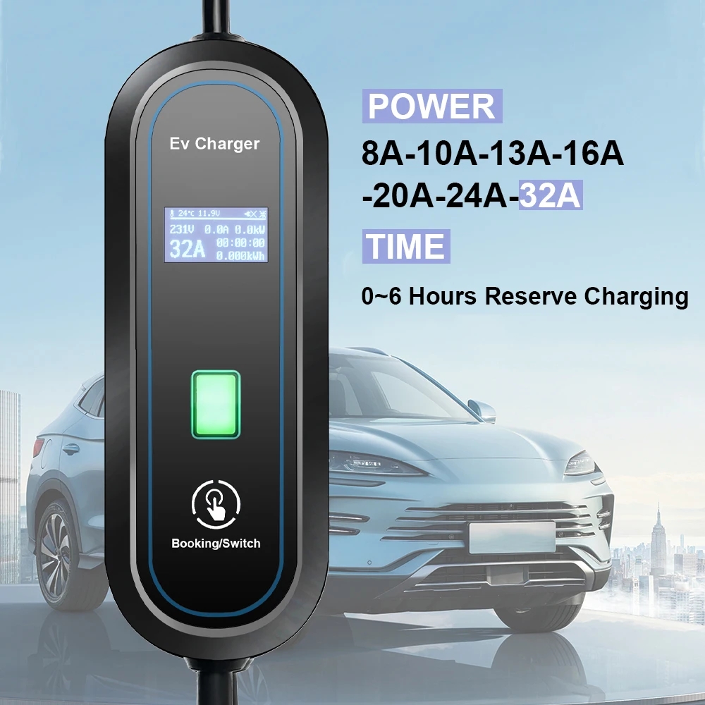 휴대용 GBT 전기차 충전기 월박스 타입2 케이블 32 - Portable Ev Charger 32A Type 2 Cee Plug 리뷰 및 가격