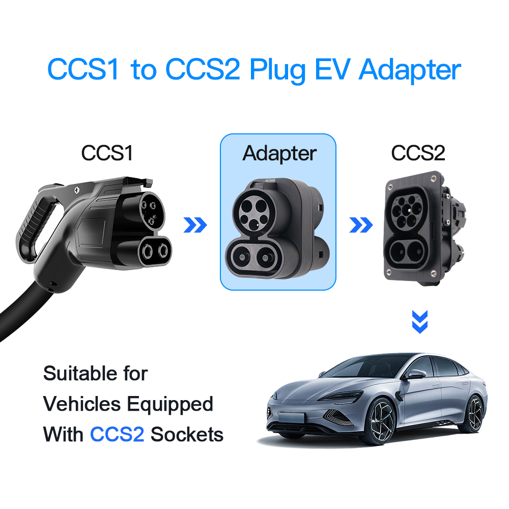 콜랑키 250A CCS1에서 CCS2로 전환 EV 충전 - Ccs2 To Ccs1 Fast Charge Adapter 250Kw 리뷰 및 가격