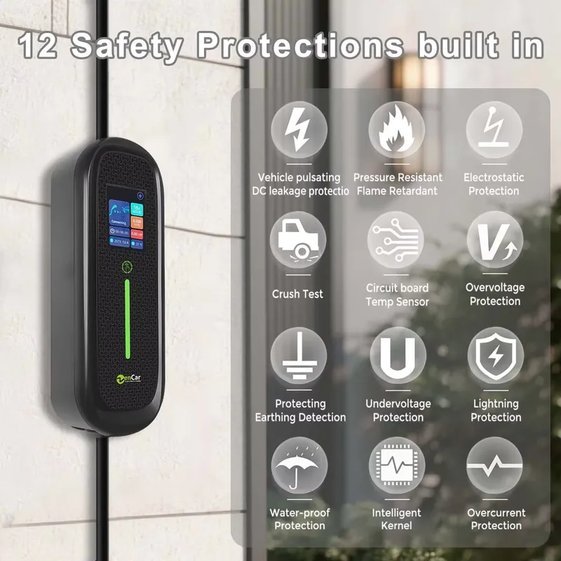 7kW 32A 타입 2 휴대용 전기차 충전기 스마트 와 - Portable Ev Charger 32A Type 2 Cee Plug 리뷰 및 가격
