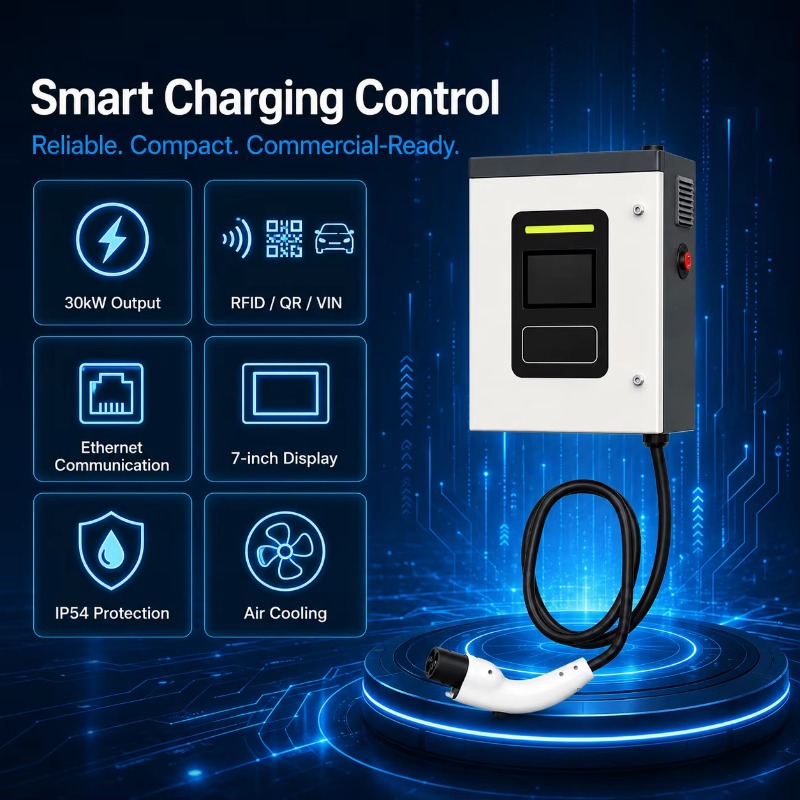 맞춤형 30kW CCS2 DC 고속 전기차 충전기 월박 - Dc Fast Charger 30Kw Wallbox Commercial 리뷰 및 가격