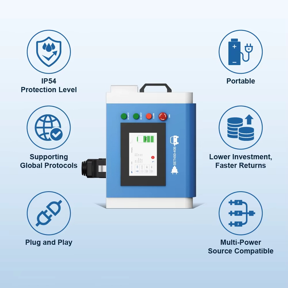 OEM 20kW 레벨 3 가정용 휴대용 DC 고속 전기 - Portable Dc Fast Charger 20Kw Ccs2 리뷰 및 가격